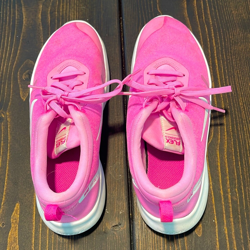 Pink Nike sneakers